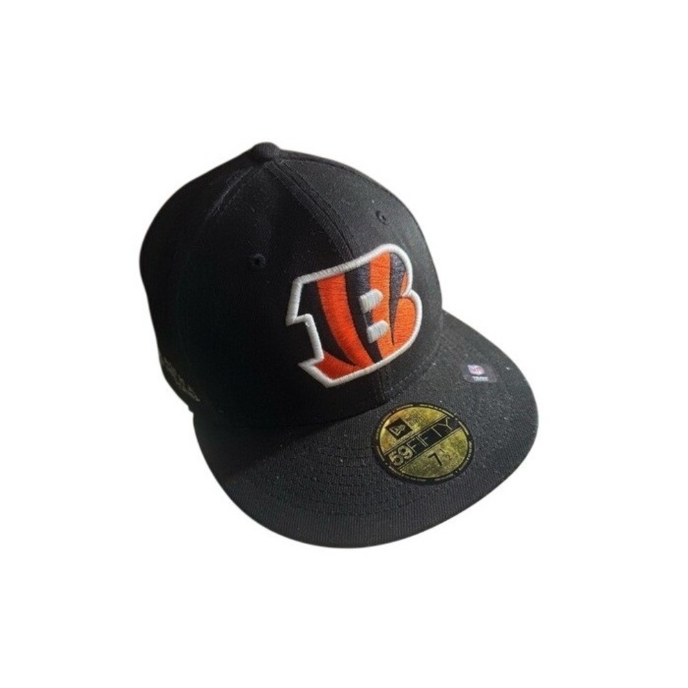 New Era Cincinnati Bengals 59FIFTY Fitted Hat‎ 7 1/2 Alpha Industries Black NFL